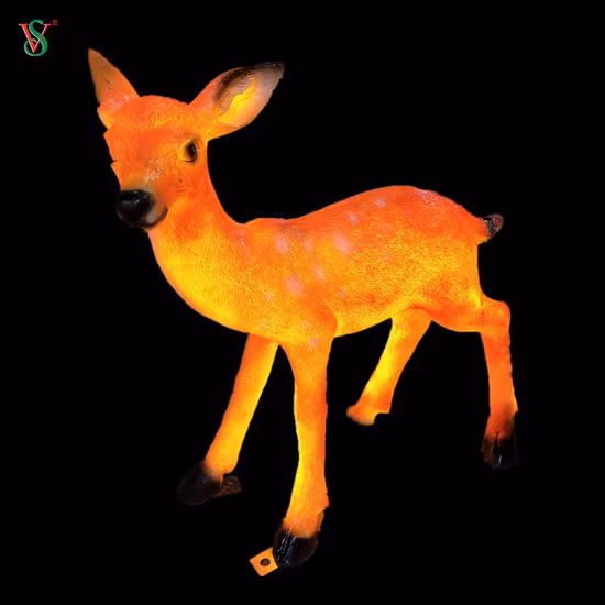 Support Customize Big Party Props Resin Fiberglass Deer Animals Statues