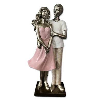 Benutzerdefinierte Harz Figur Liebe Hochzeit Souvenir Paar Statue als Jäten Geschenk