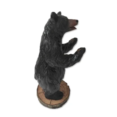 Harz-Tierfigur, Schwarzer Bär, Statue für Hausgarten-Dekoration