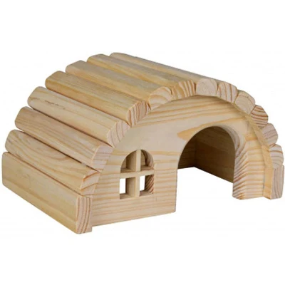 Großhandel für Haustierkäfige, halbkreisförmiges Hamsterhaus aus Holz