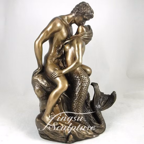 Antikes Design, lebensgroße Bronzeskulptur, Paar, Bronzestatuen