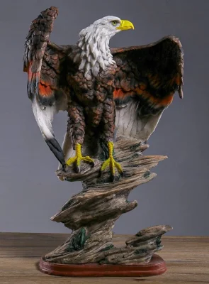 Adler-Kunstharz-Statuen, Tierskulpturen aus Polyresin